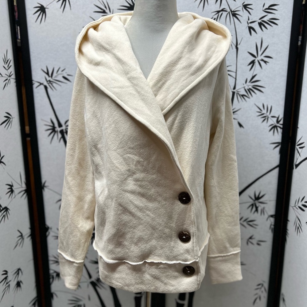 Doe & Rae Hooded Sweater Jacket - Medium